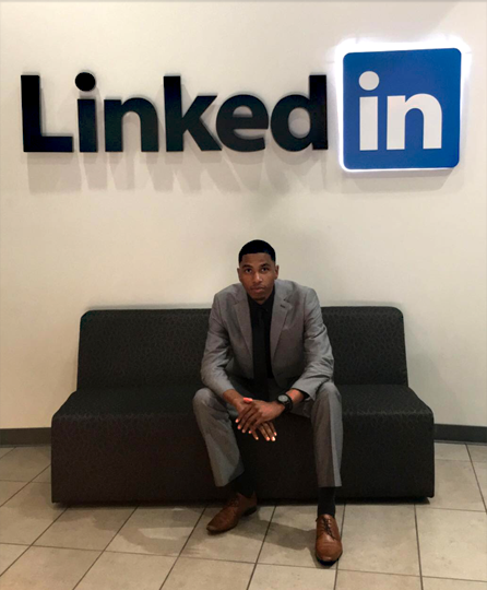 Tyrone Jacobs Jr. visited LinkedIn headquarters in California last month. The networking company featured the UT student in a campaign.